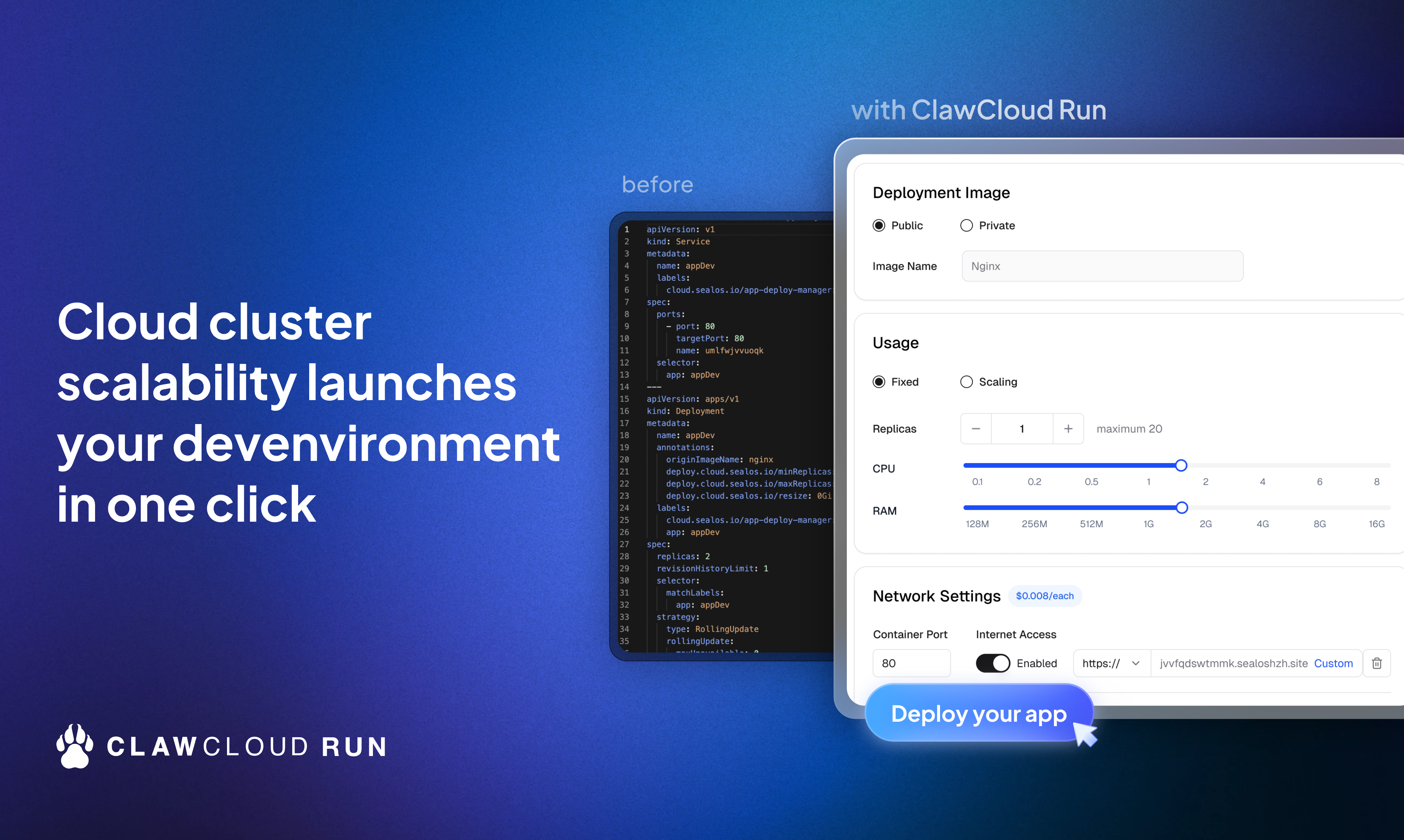Clawcloud Run - Piattaforma di distribuzione nativa cloud con flussi di lavoro Gitops media 4