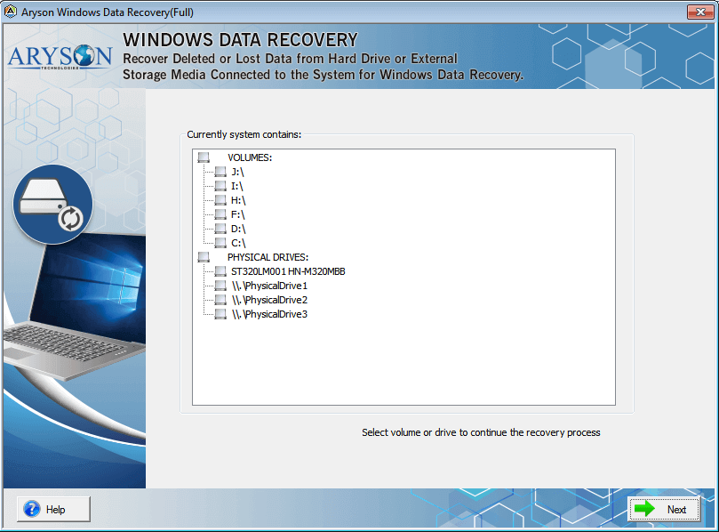 Harde schijf Data Recovery media 2