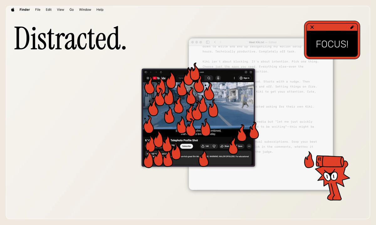 Kiki for Mac - Screenshot 2 showing product features and functionality
