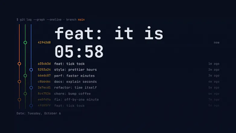 VibeClock Minimalist Flip Clock gallery image