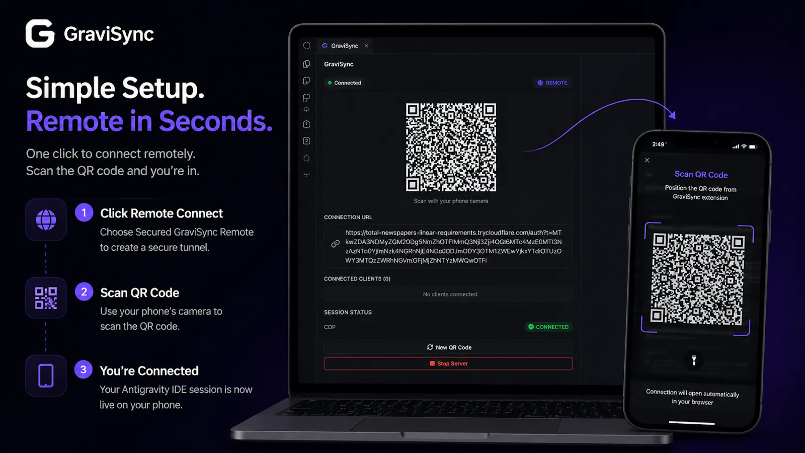 GraviSync screenshot 2