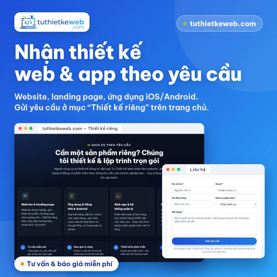 Tự Thiết Kế Web gallery image
