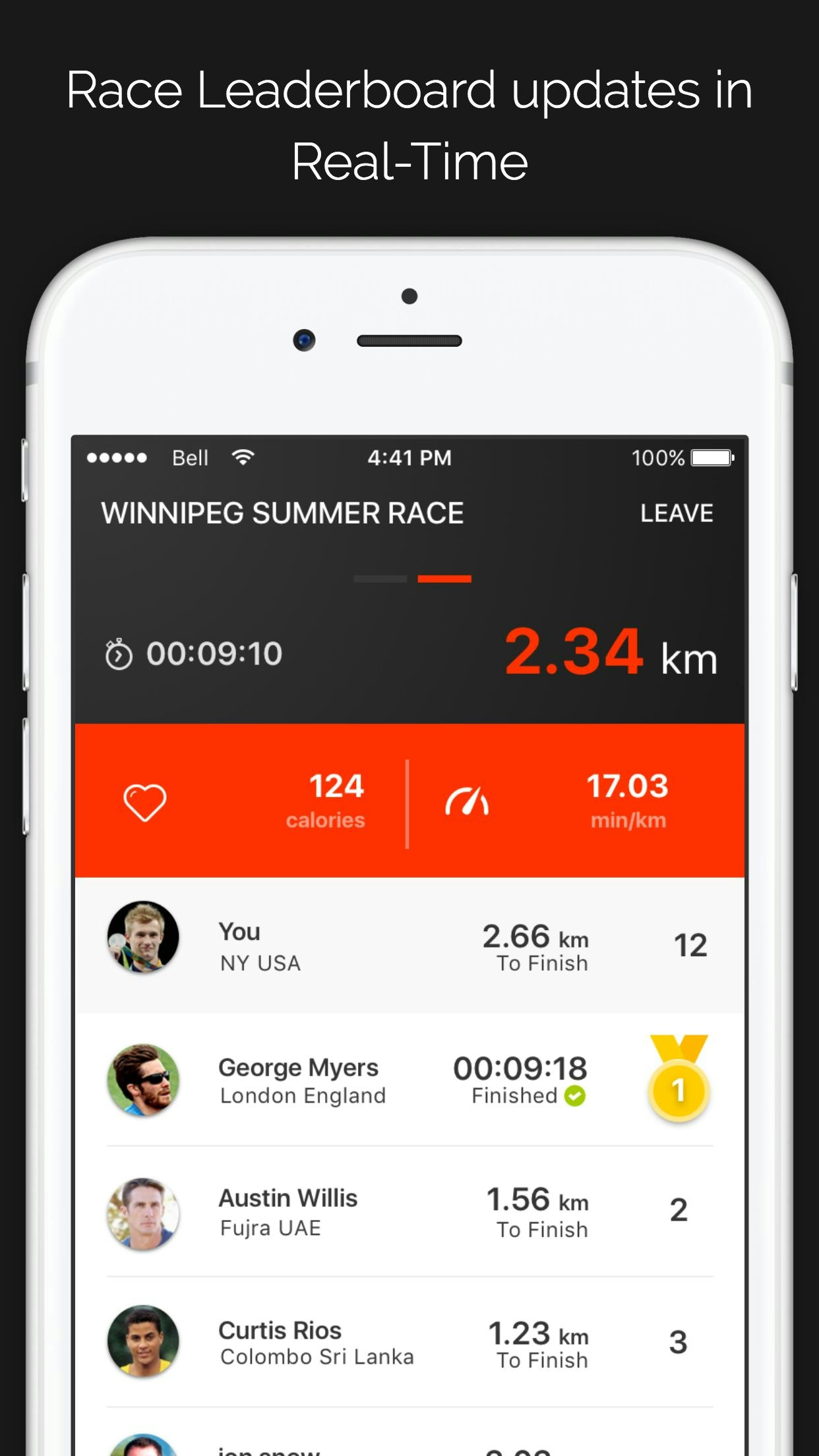 RaceRunner App gallery image