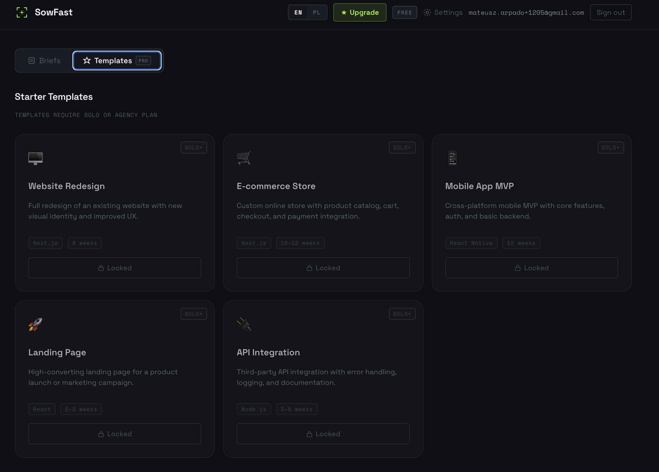 SowFast — Scope of Work Generator gallery image