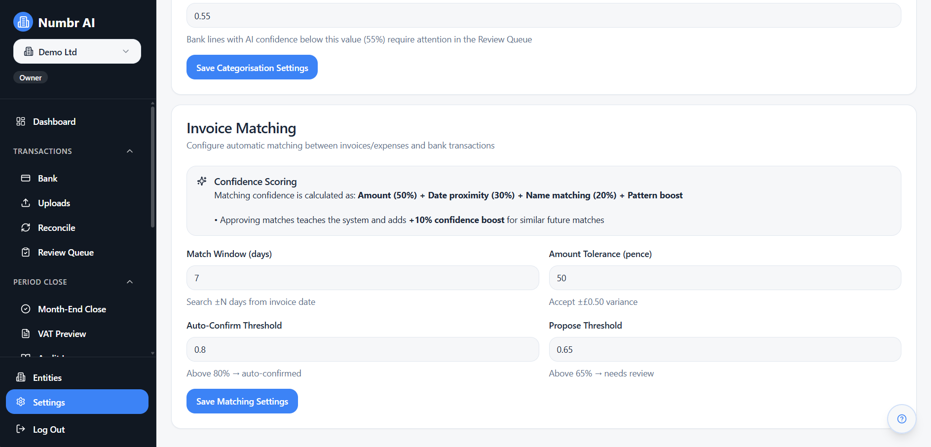 Numbr AI - Screenshot 5 showing product features and functionality