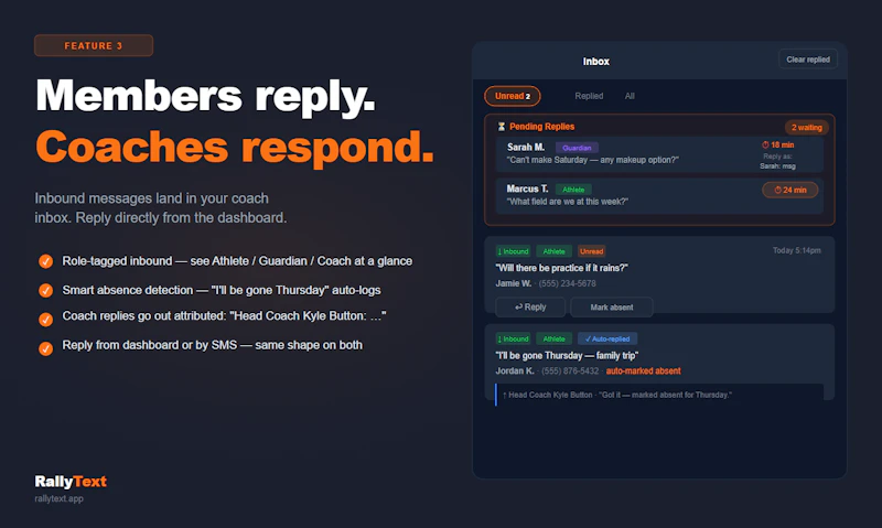 RallyText screenshot 5