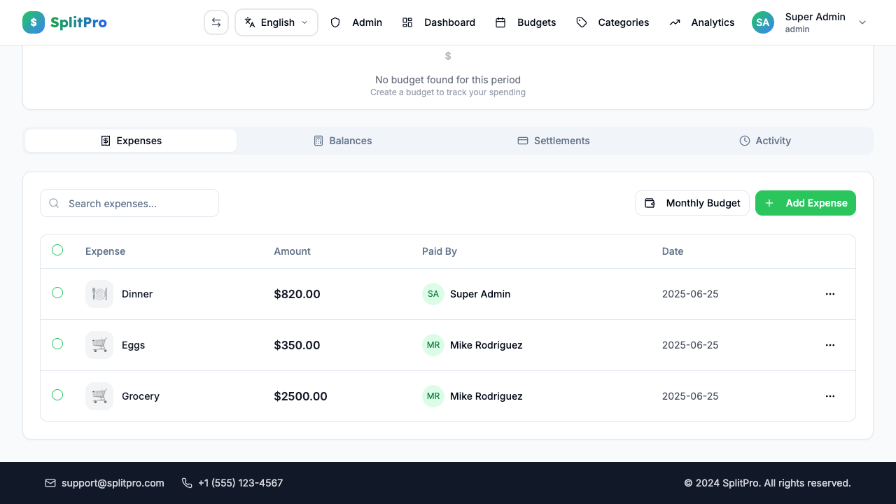 SplitPro - Complete Expense Management gallery image