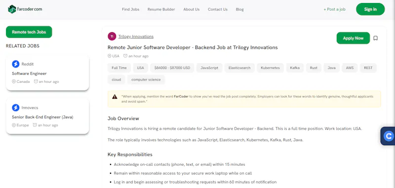 FarCoder screenshot 2