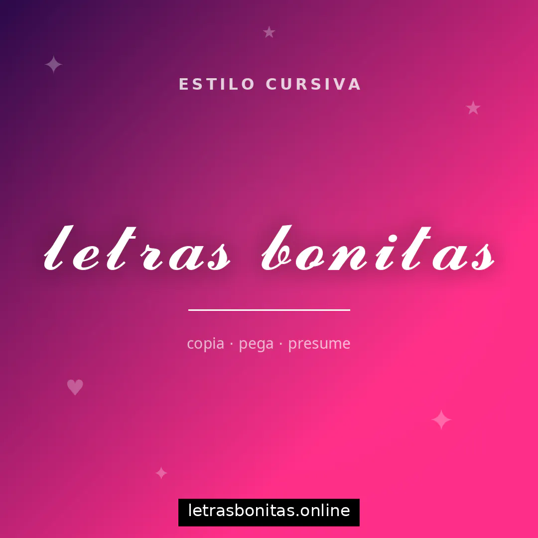 Letras Bonitas gallery image