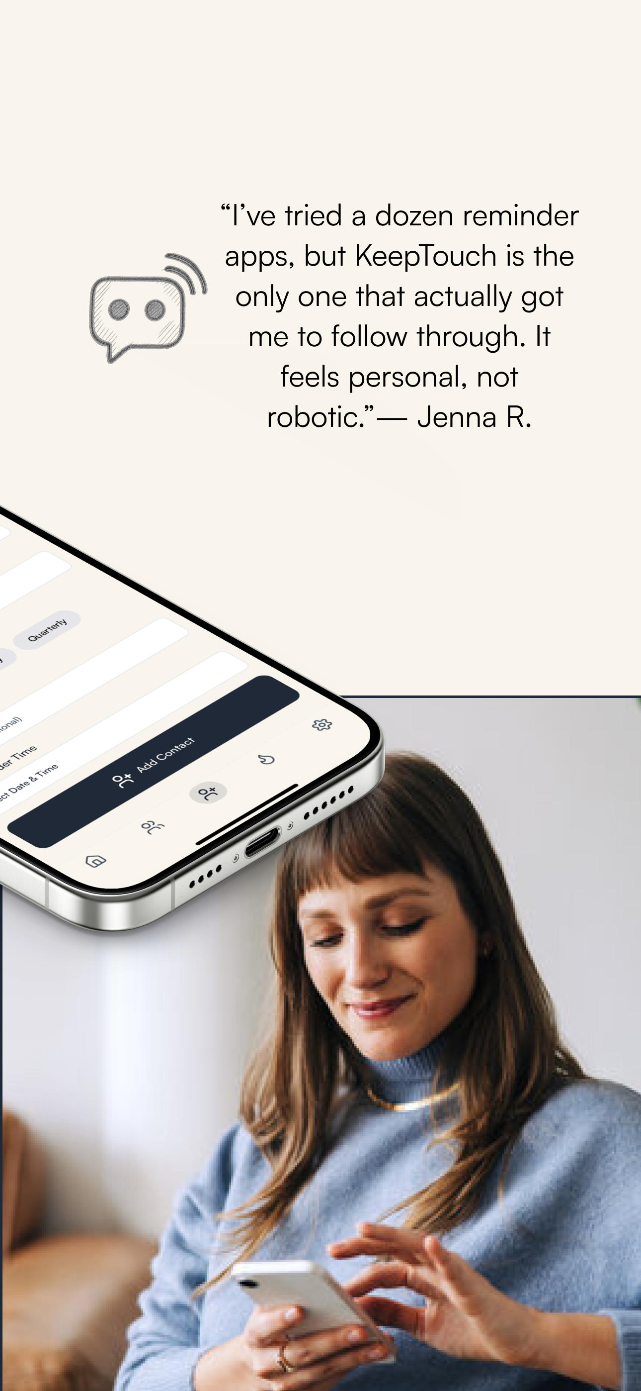 KeepTouch - Il modo più semplice per rimanere in contatto con le persone che contano media 3
