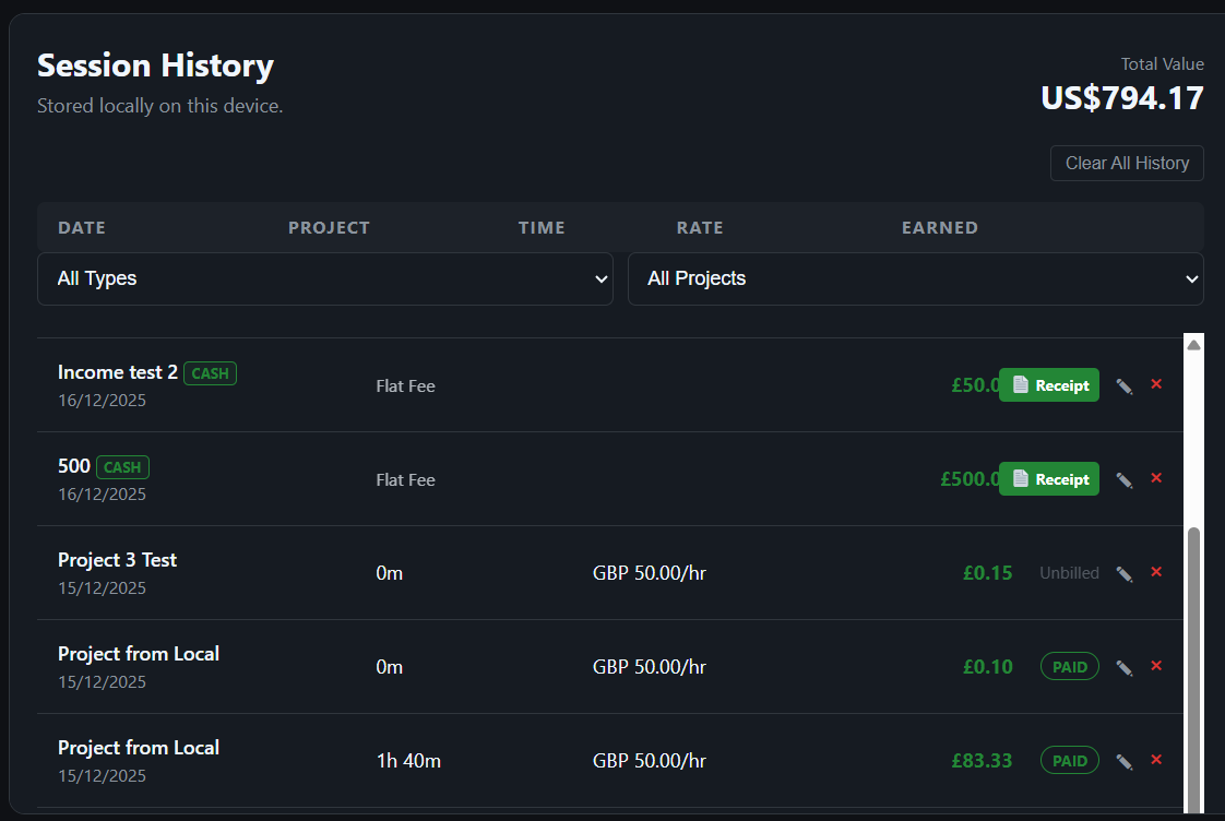 RateRun - Screenshot 4 showing product features and functionality