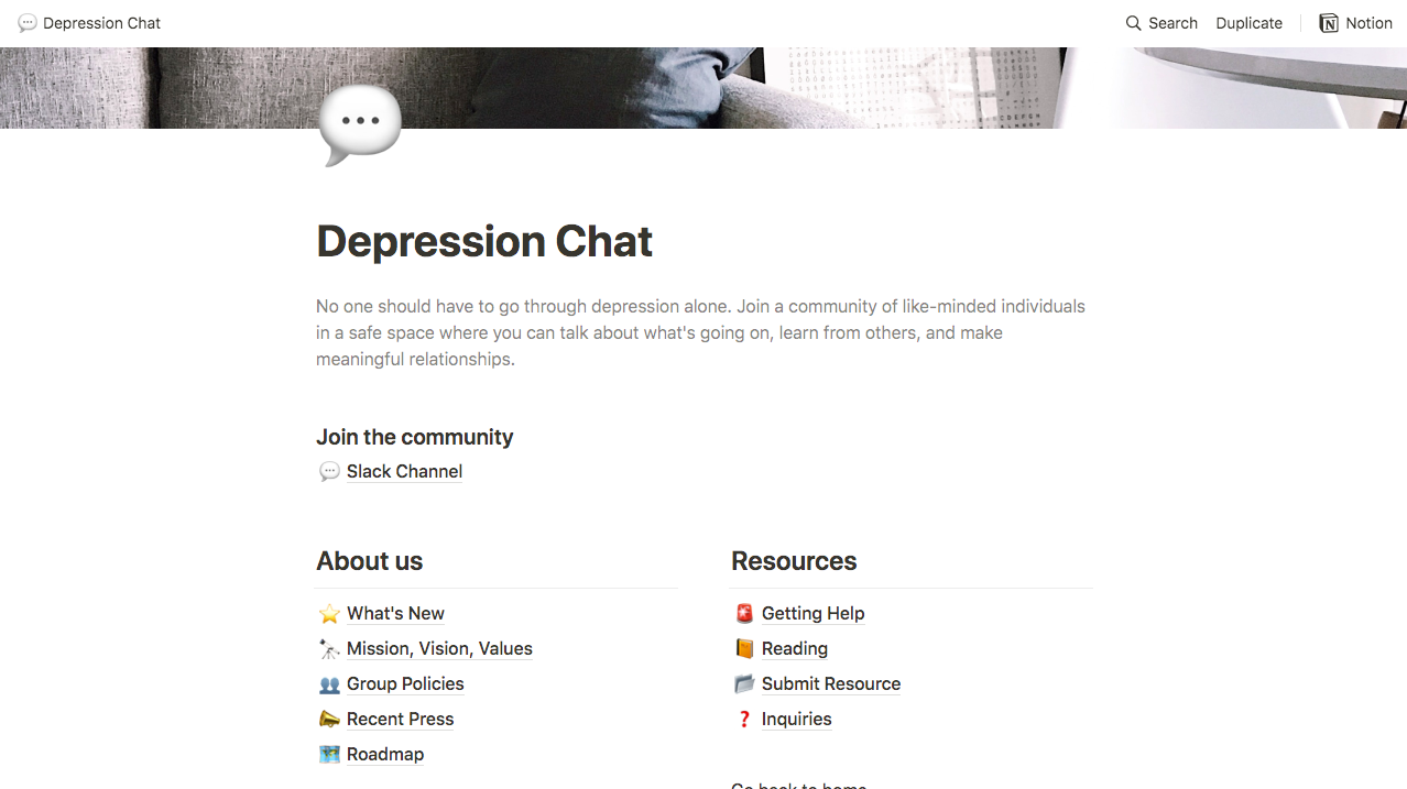 Depression.chat gallery image