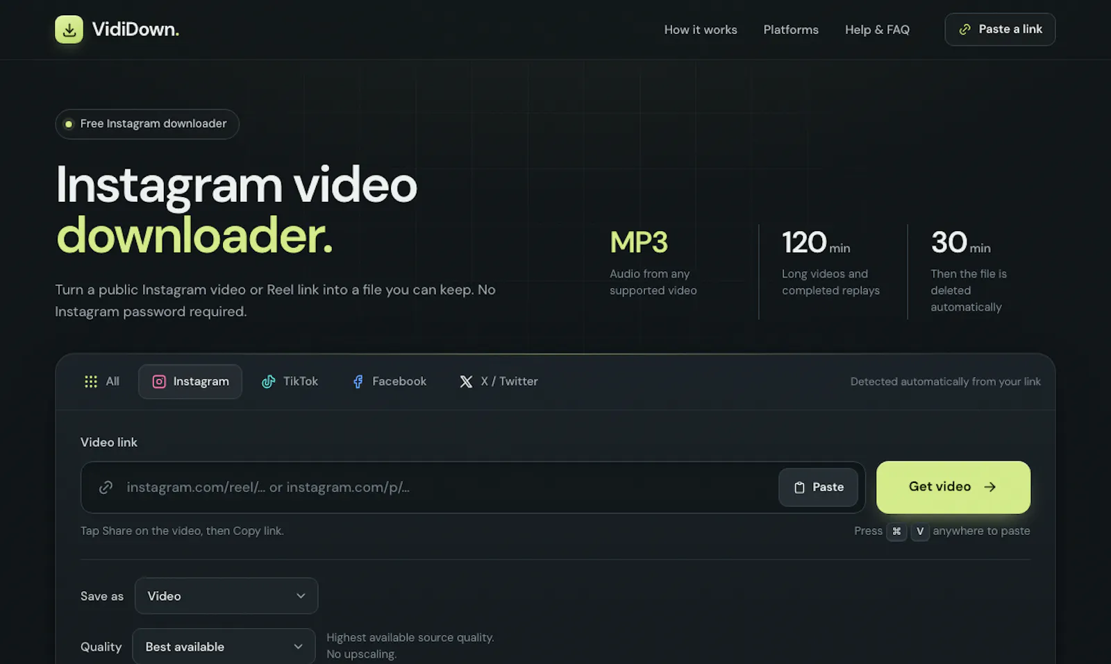 VidiDown screenshot 5