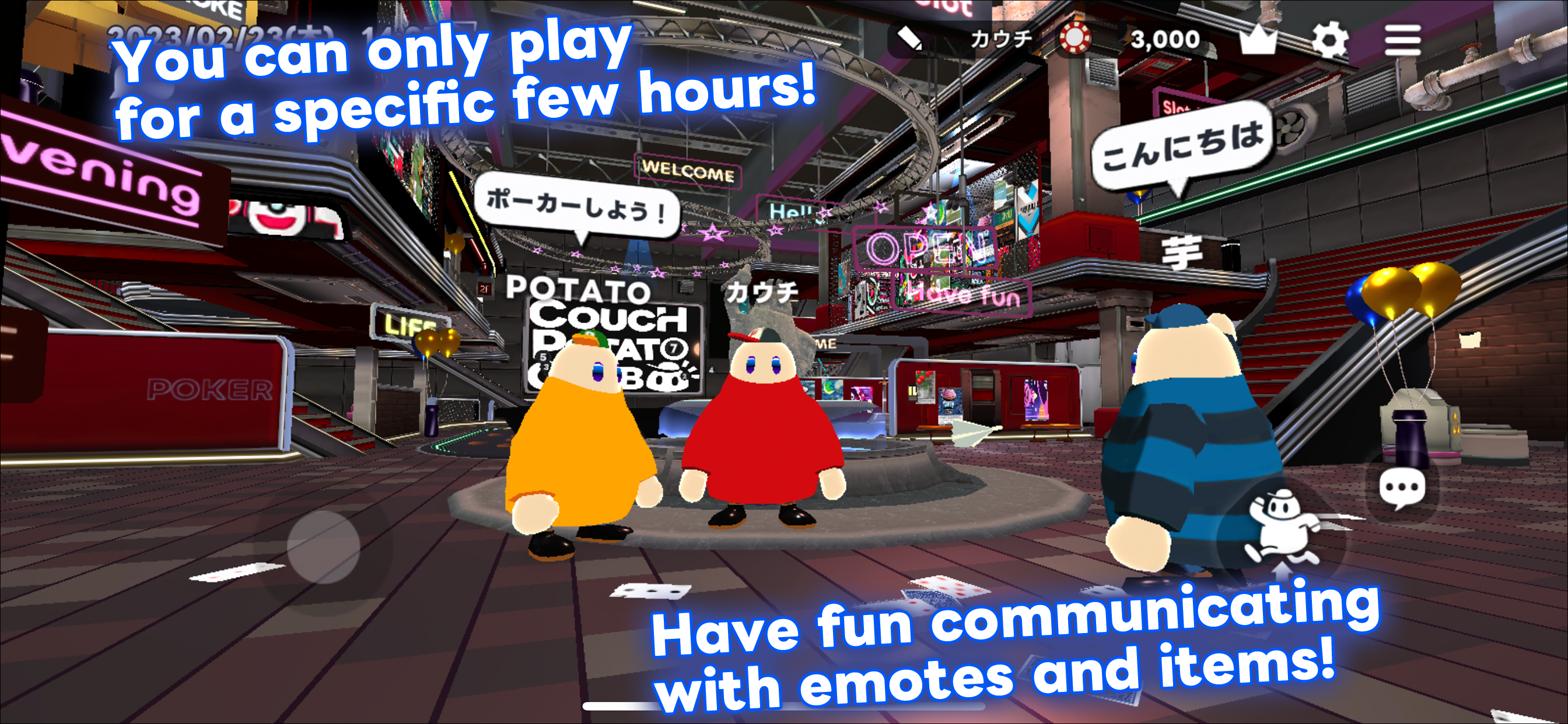 Media Kelab Kentang Couch - Kasino Metaverse terhad kepada satu jam sehari 3