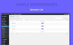 Simple Sponsorships media 1