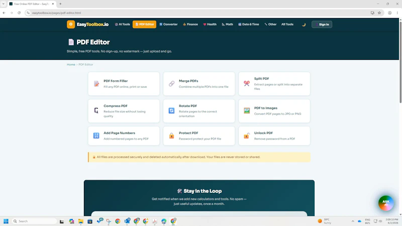 EasyToolbox.io screenshot 4