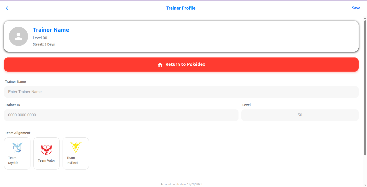 PokeDex Plus Plus - Screenshot 2 showing product features and functionality