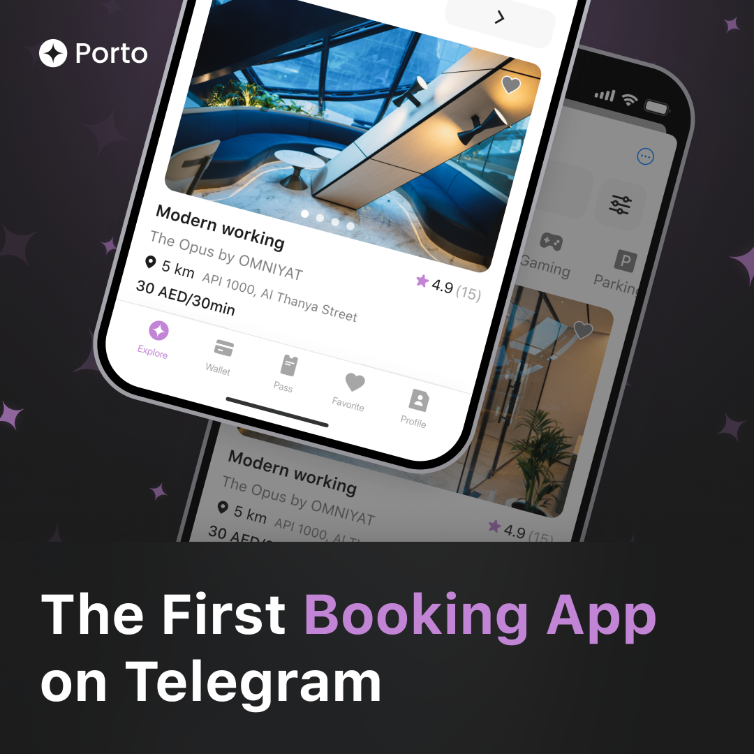 Media Porto.bot - Porto là một nền tảng thị trường đặt phòng không gian 2