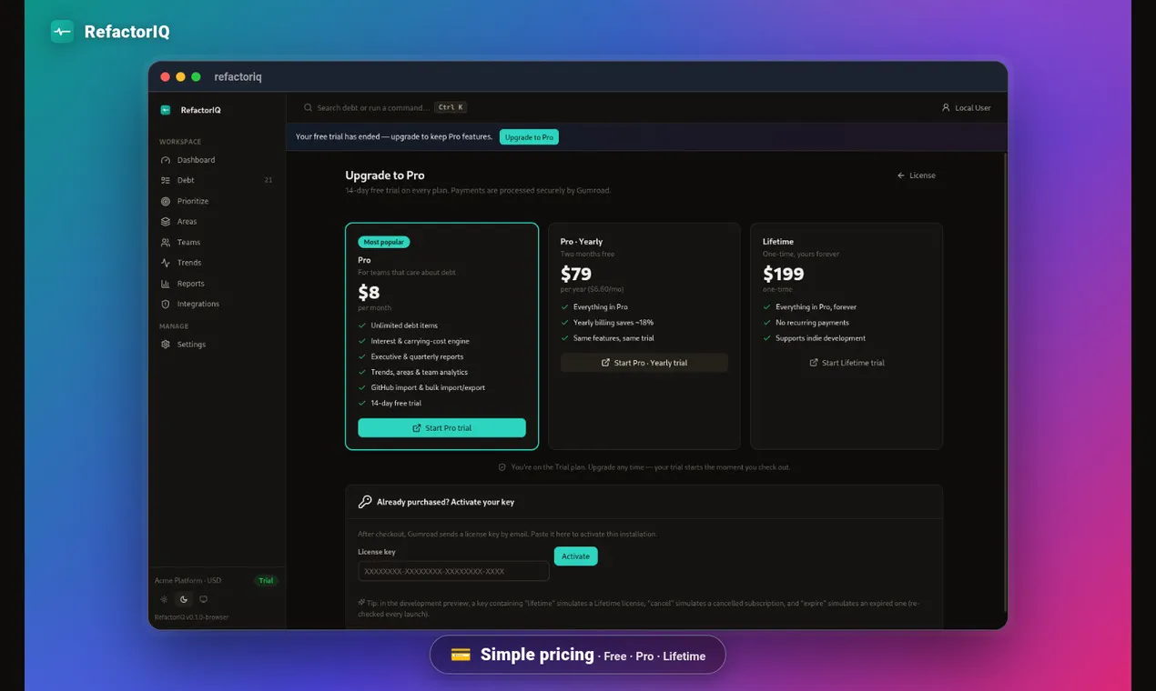 RefactorIQ gallery image