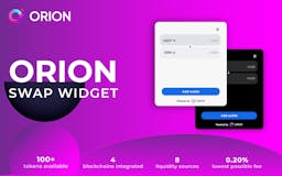 Orion Swap Widget - Defi Trading Widget media 3