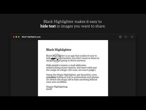 Black Highlighter gallery image