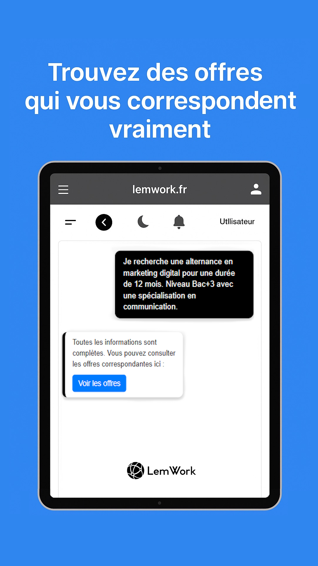 Média Lemwork - Emploi & recrutement en ligne | cdi, cdd 6