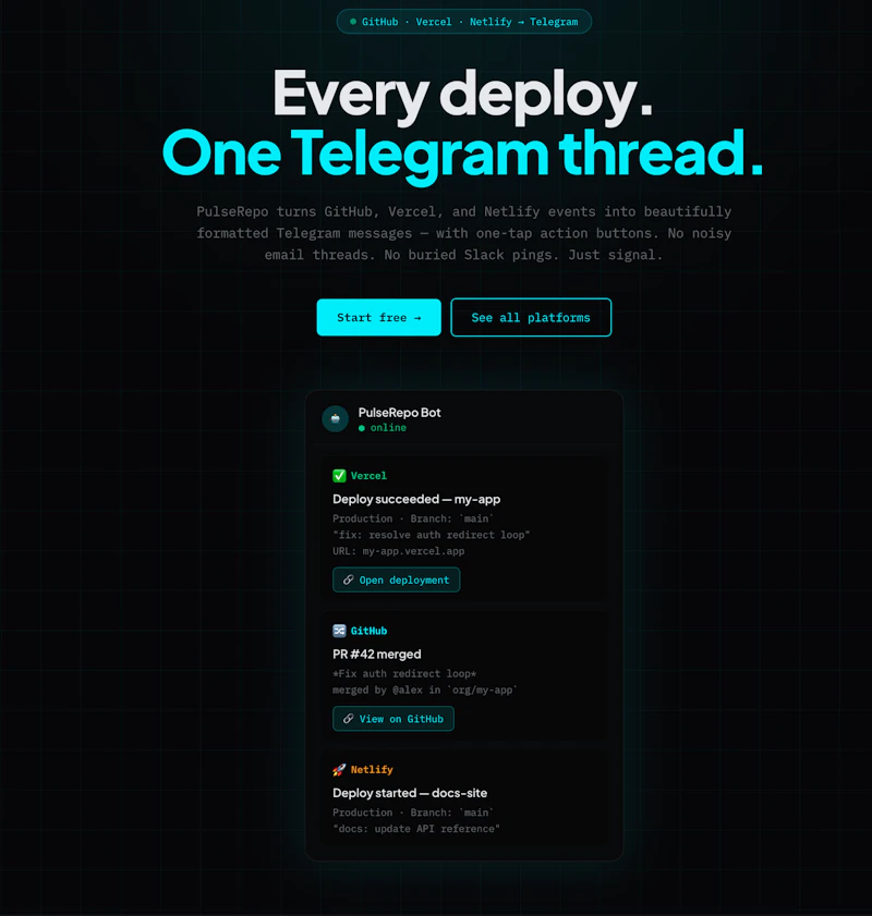 PulseRepo screenshot 1
