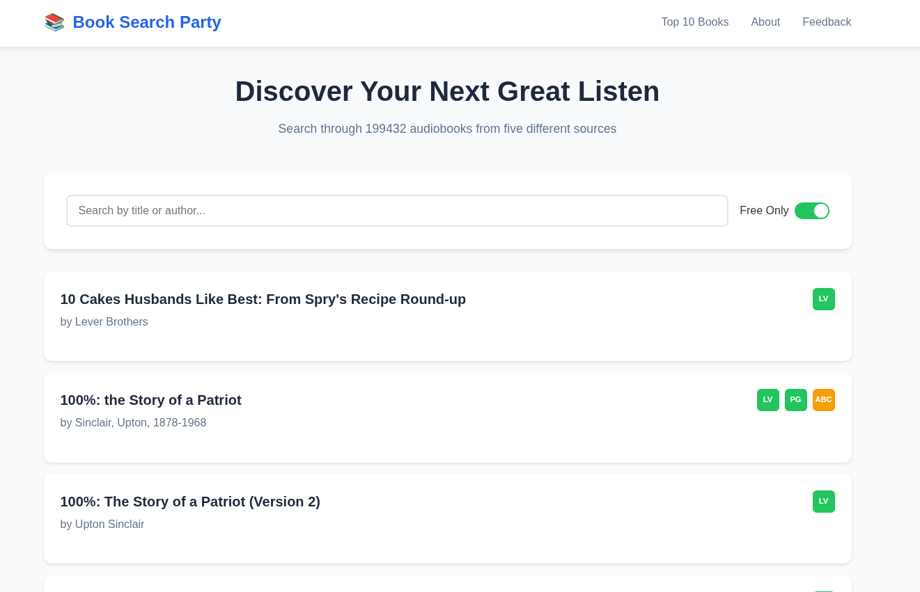 Free Audiobook Search gallery image