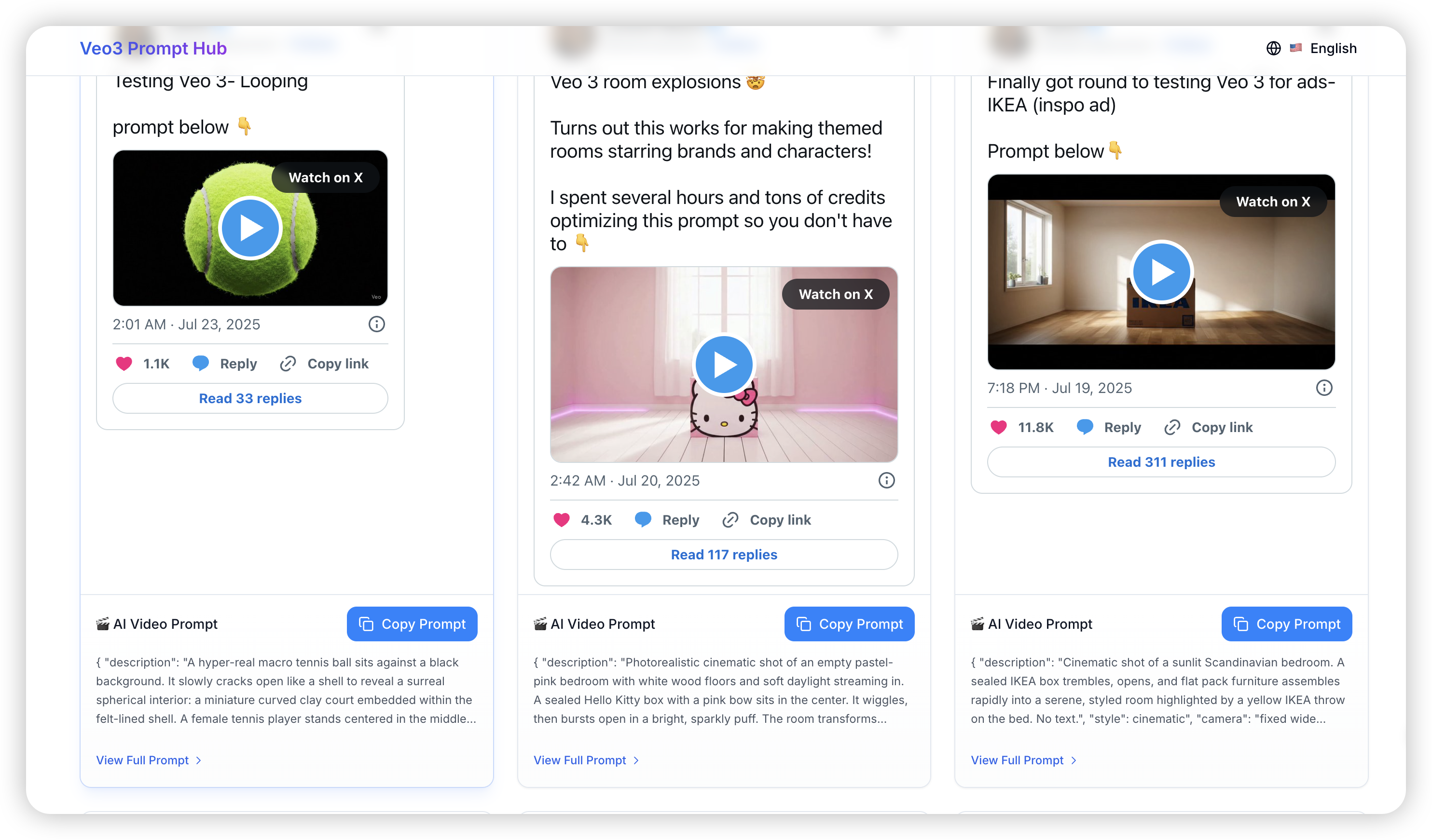 Veo3 Prompt Hub media 3