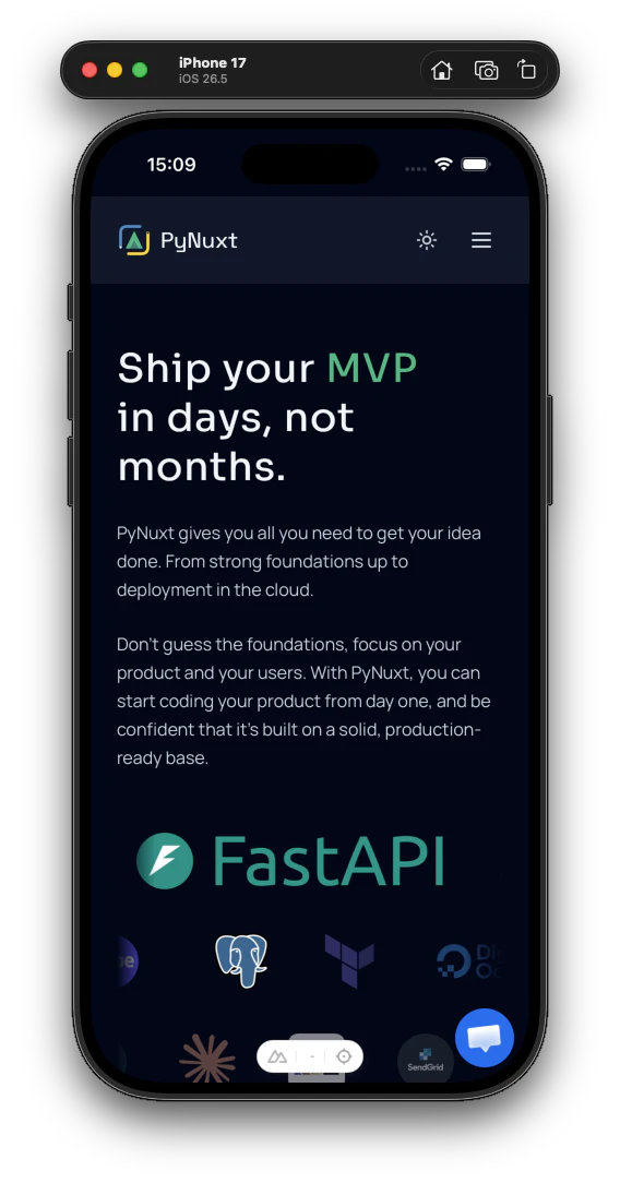PyNuxt screenshot 2