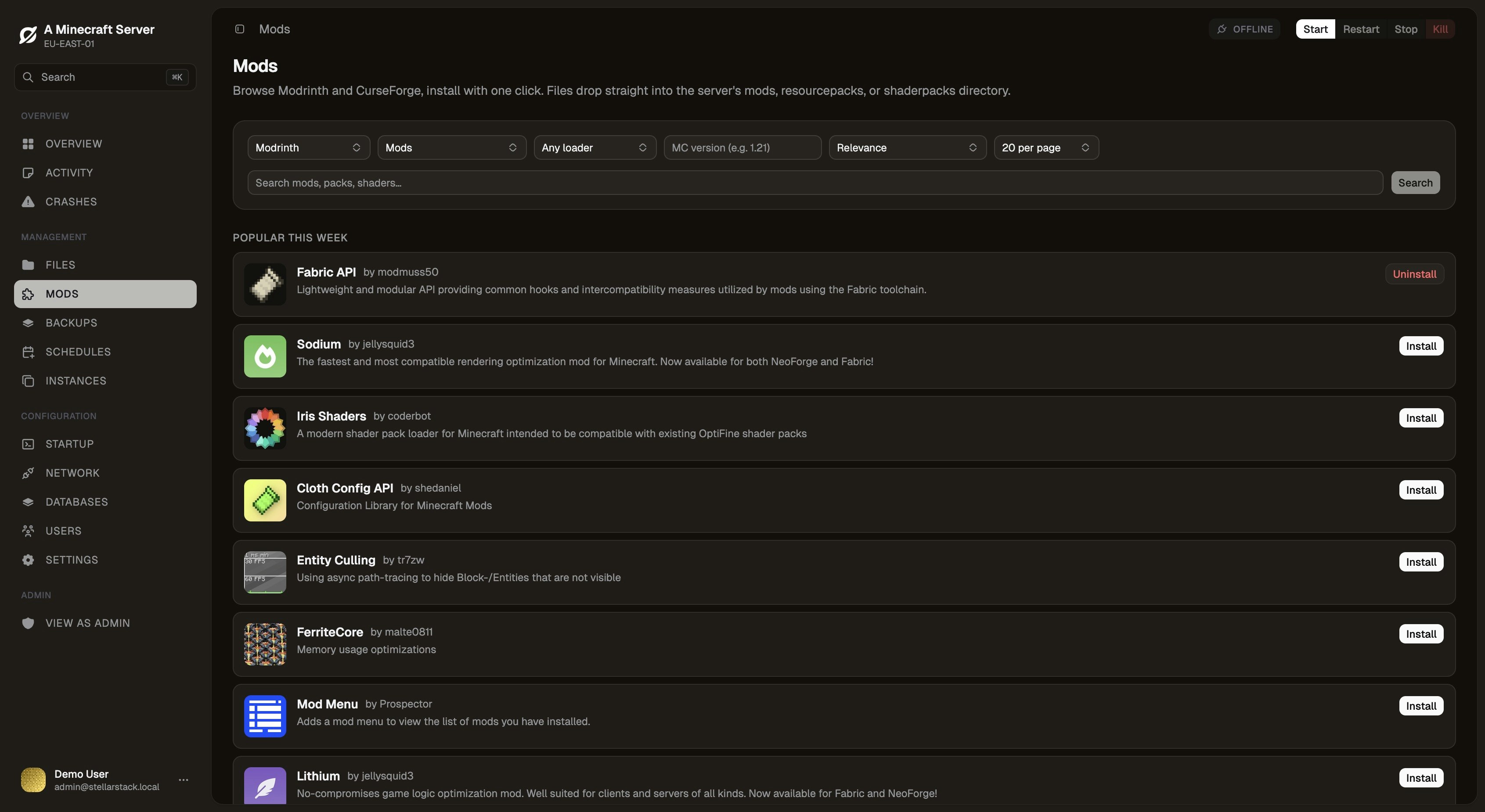 StellarStack gallery image