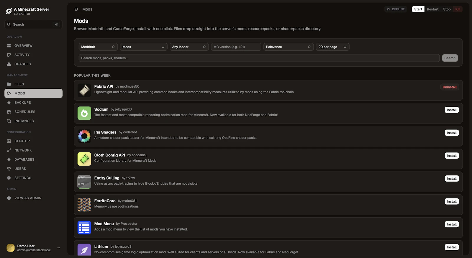StellarStack screenshot 4