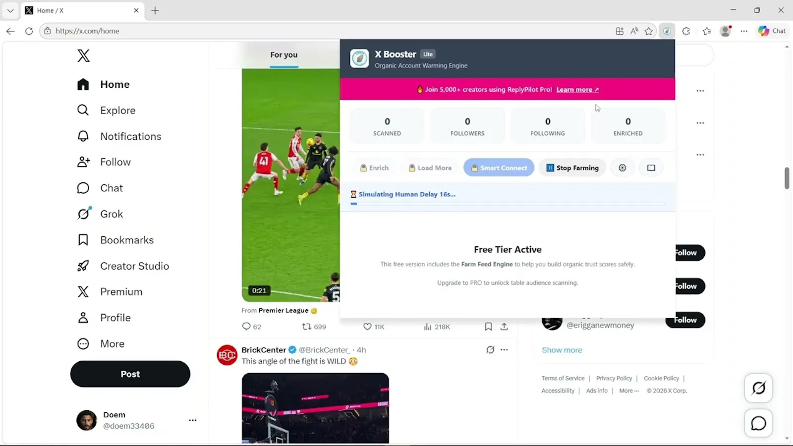 X Booster screenshot 1 (video preview)
