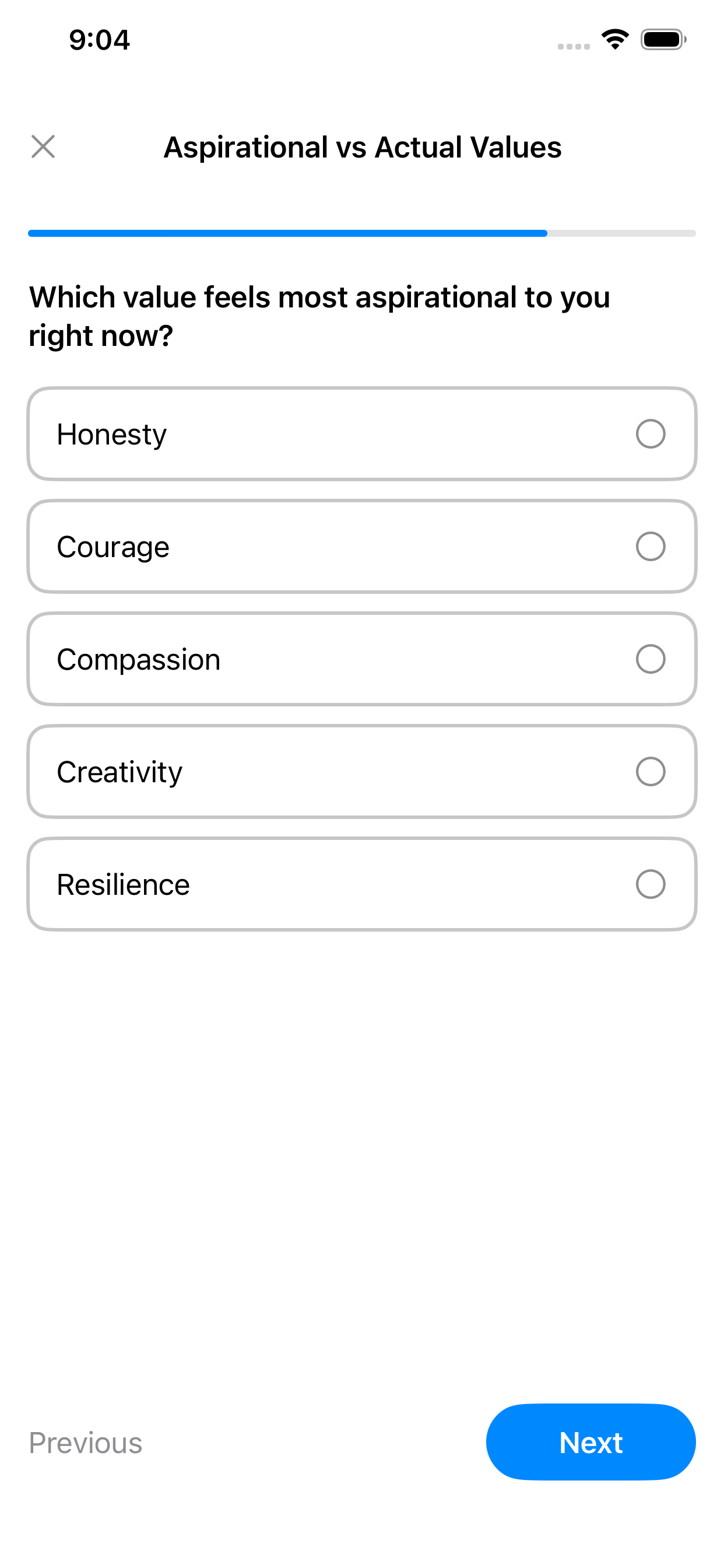 What Matters To Me - Screenshot 3 showing product features and functionality