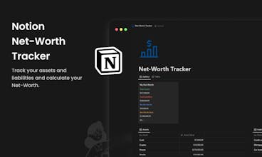 Notion Net-Worth Tracker gallery image