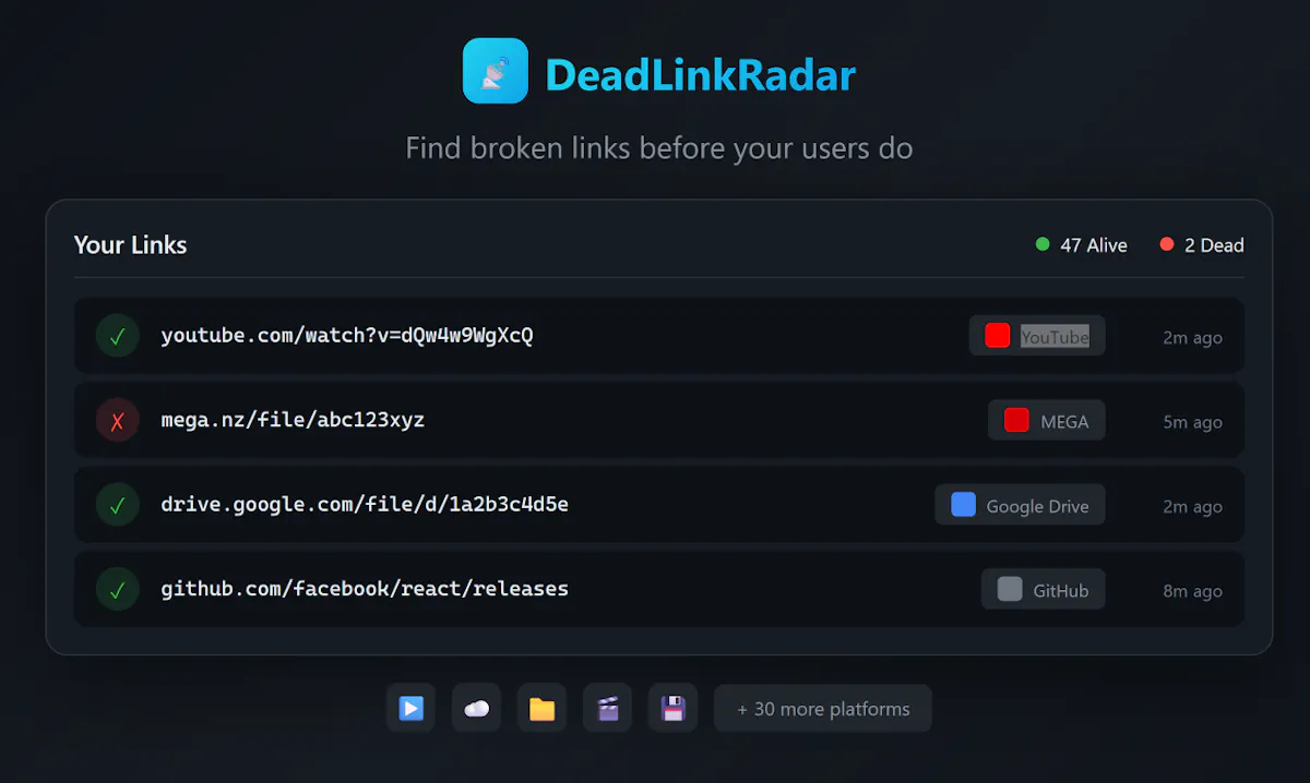 DeadLinkRadar