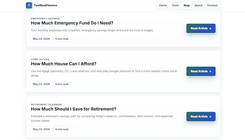 ToolNestFinance screenshot 6