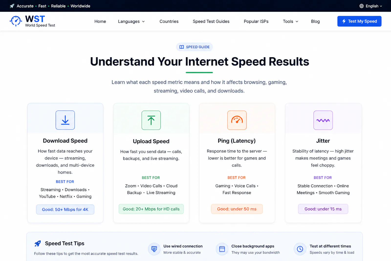 network speed test  screenshot 2