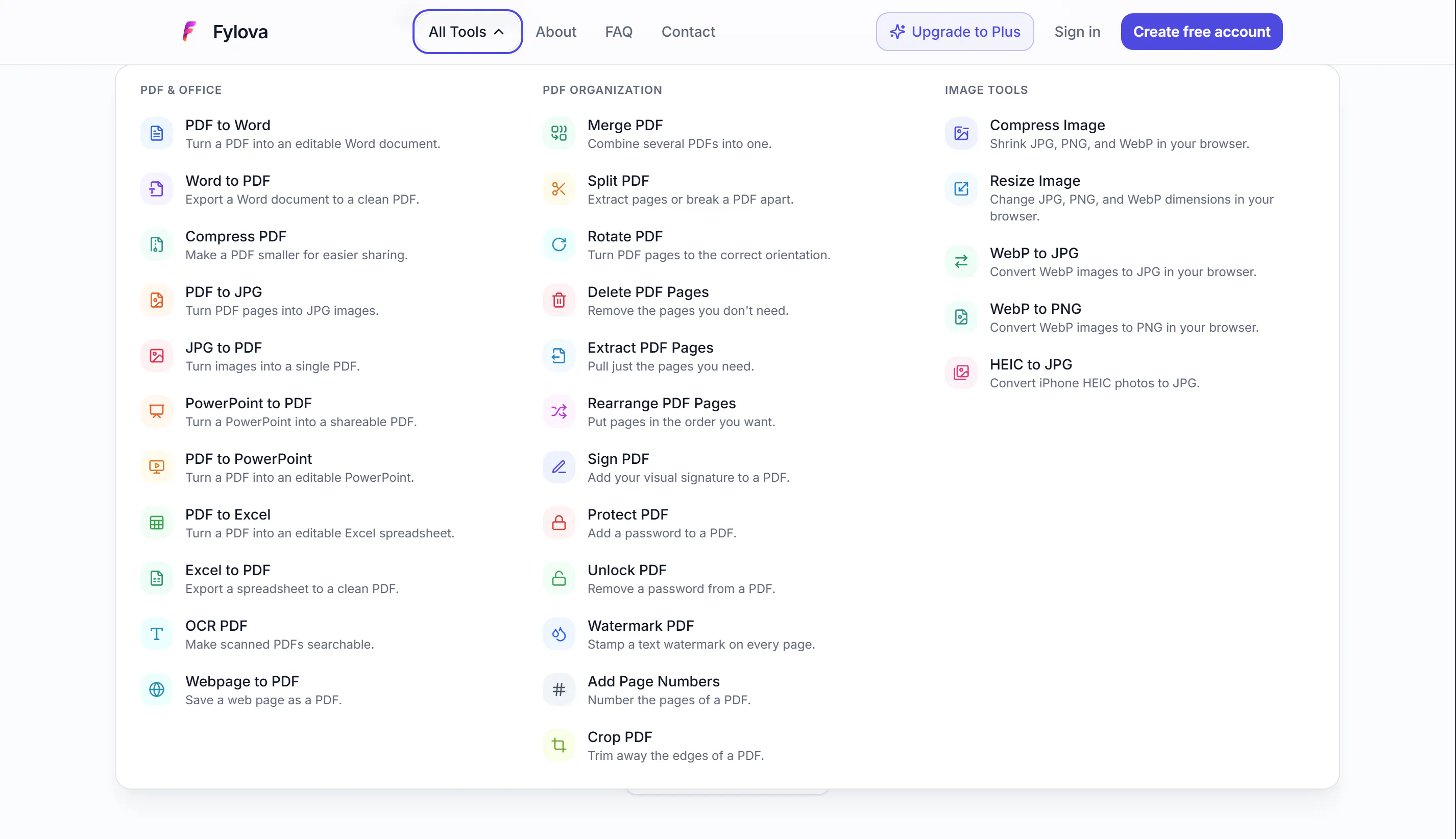 Fylova - All-In-One PDF and File toolkit gallery image