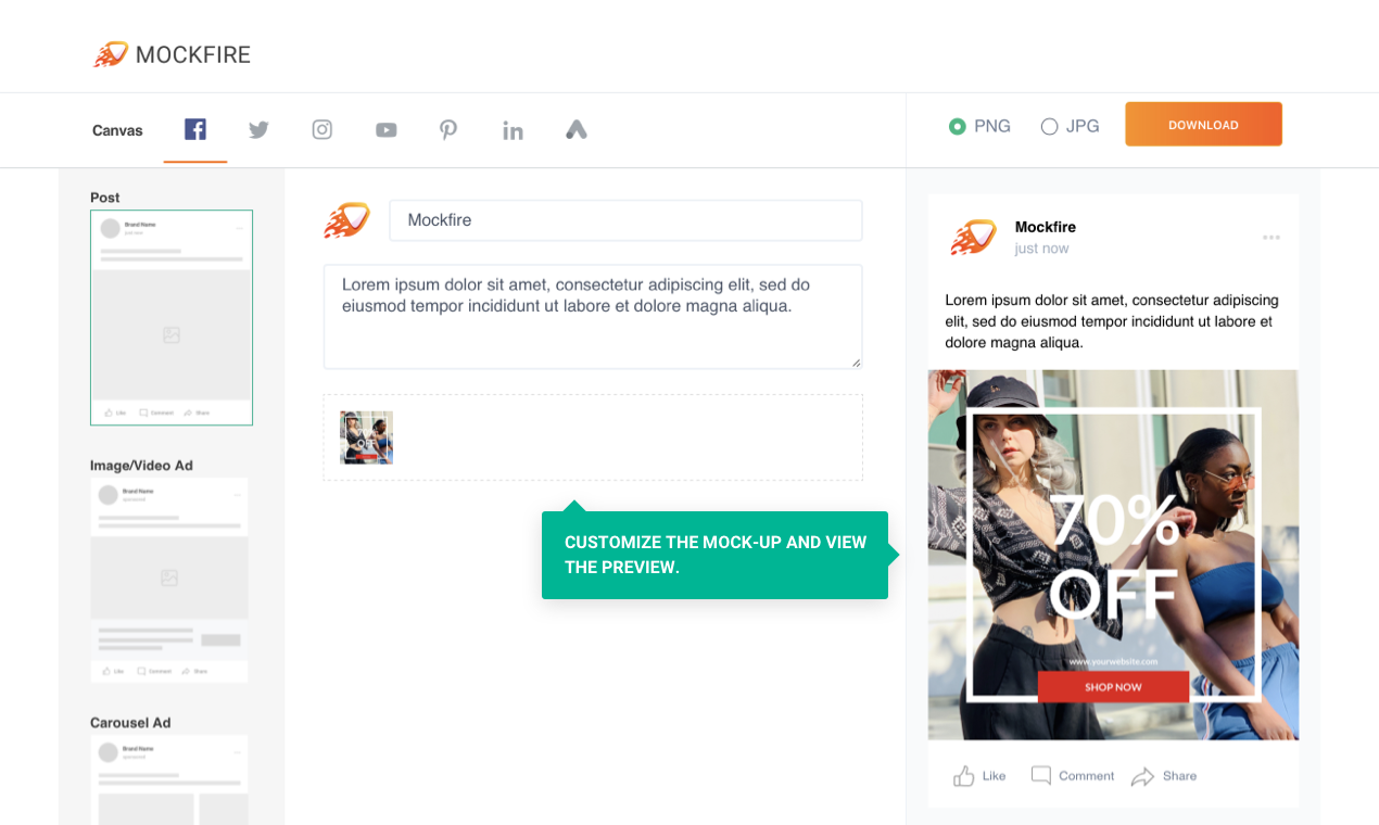 Mockfire gallery image