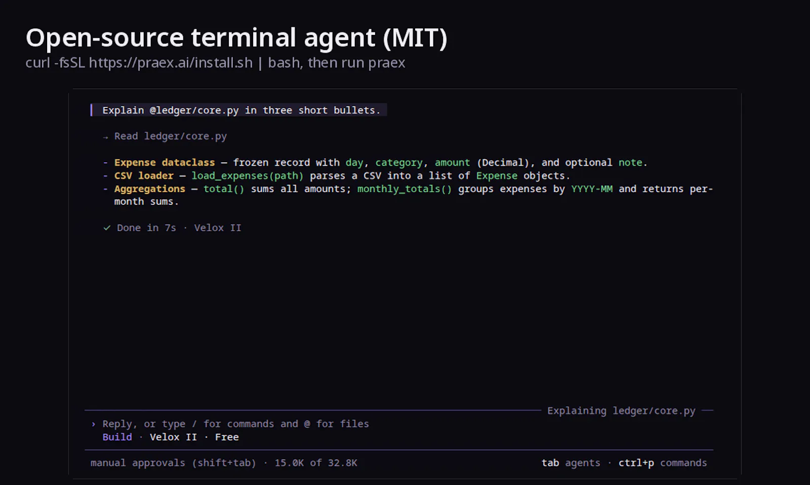 Praex screenshot 2