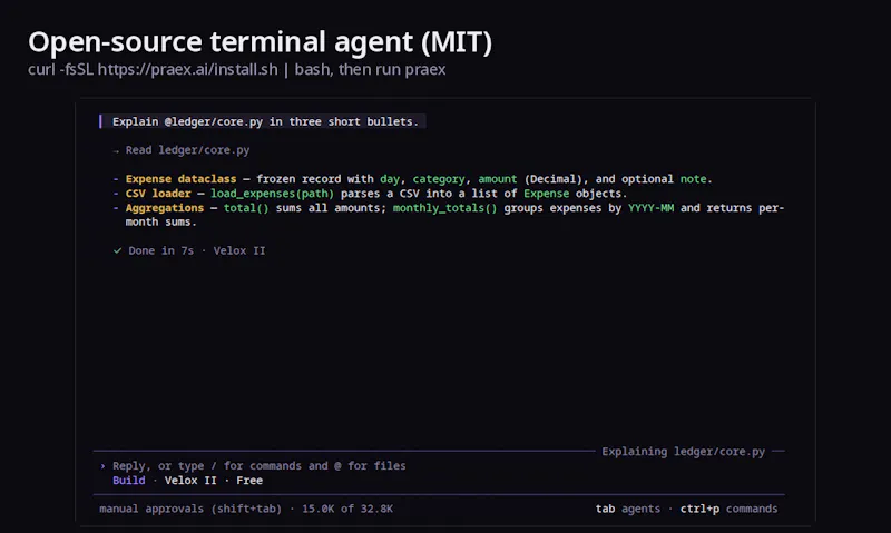 Praex screenshot 2