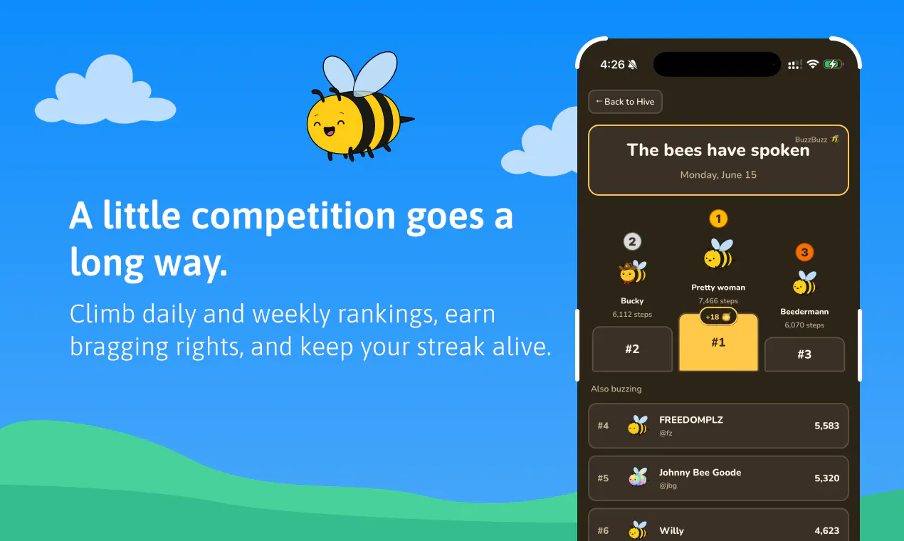 BuzzBuzz - Step Tracker gallery image