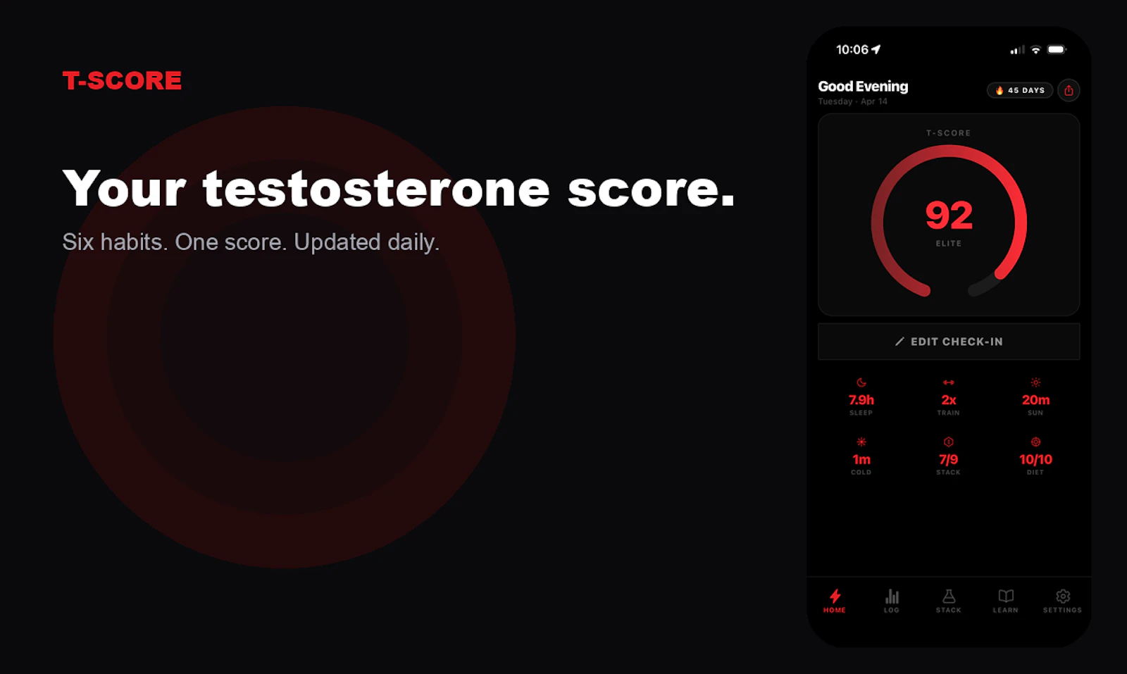 T-Score: Boost Testosterone screenshot 1
