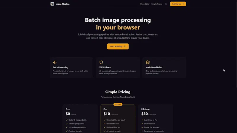 Image Pipeline screenshot 3
