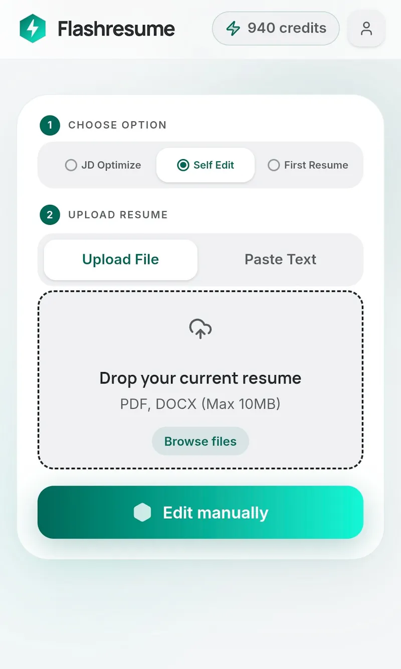 Flashresume screenshot 4