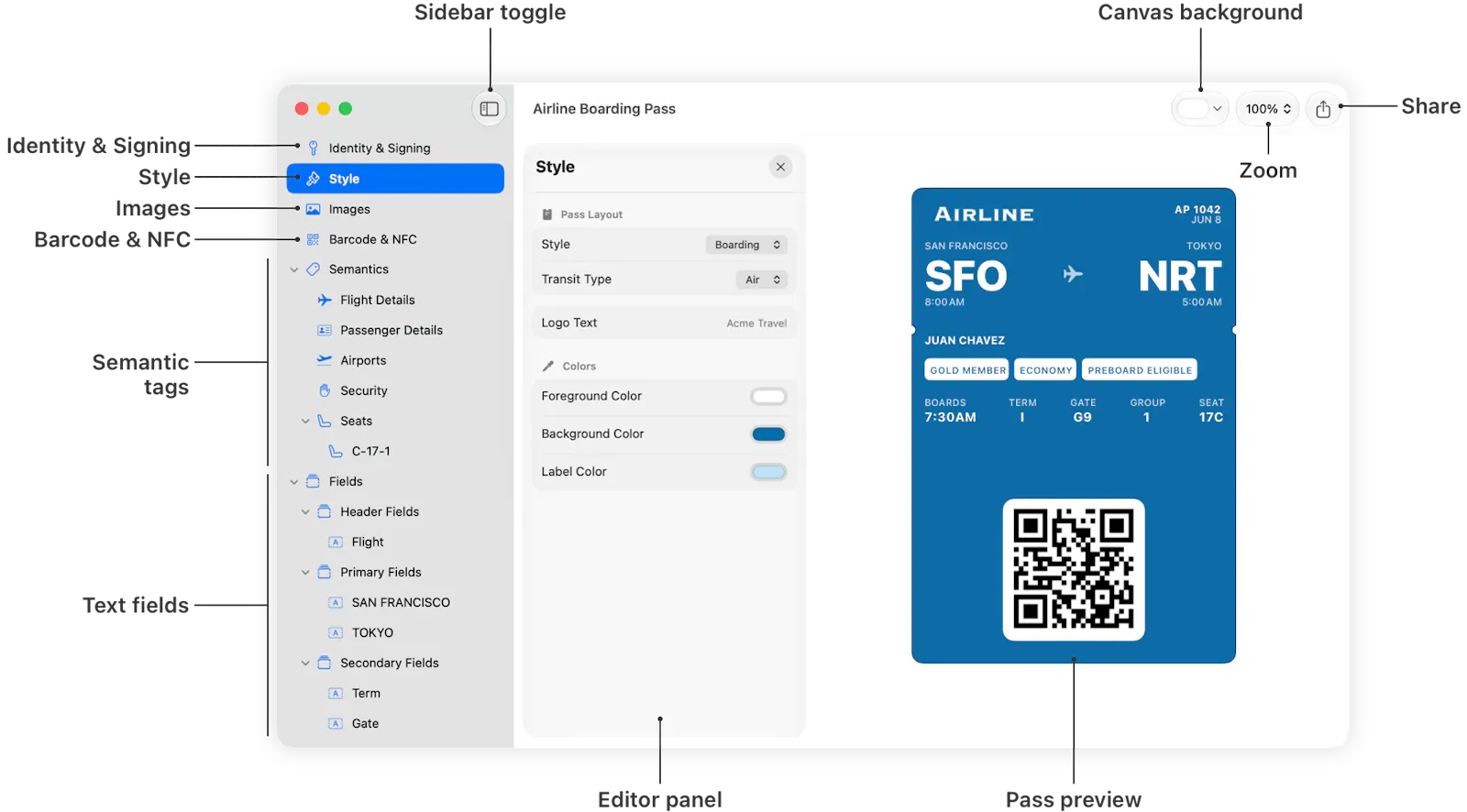 Pass Designer screenshot 3