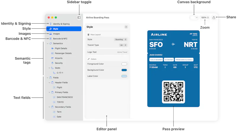Pass Designer screenshot 3