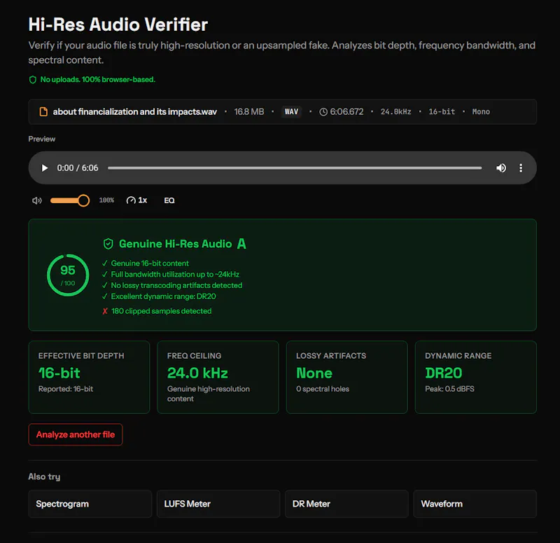 TrueRes.io — Free Browser screenshot 2
