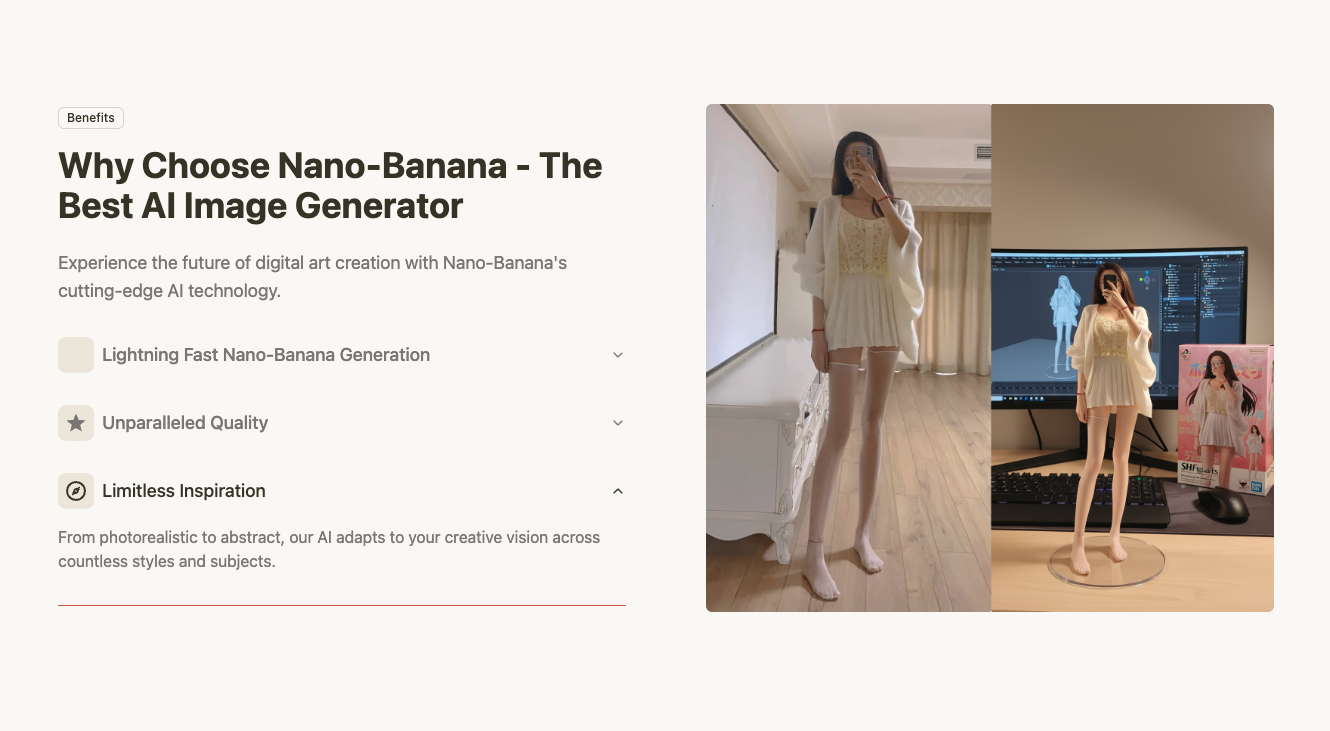 新東 - Nano-Banana AI：使用模板更快地製作令人驚嘆的藝術 media 2